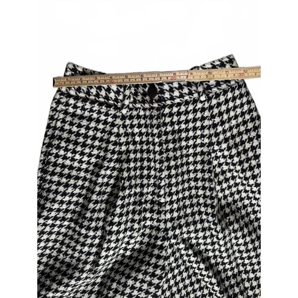 Lillie Rubin 80s 90s VTG Black White Houndstooth Shorts Blazer Suit Set - Picture 5 of 8